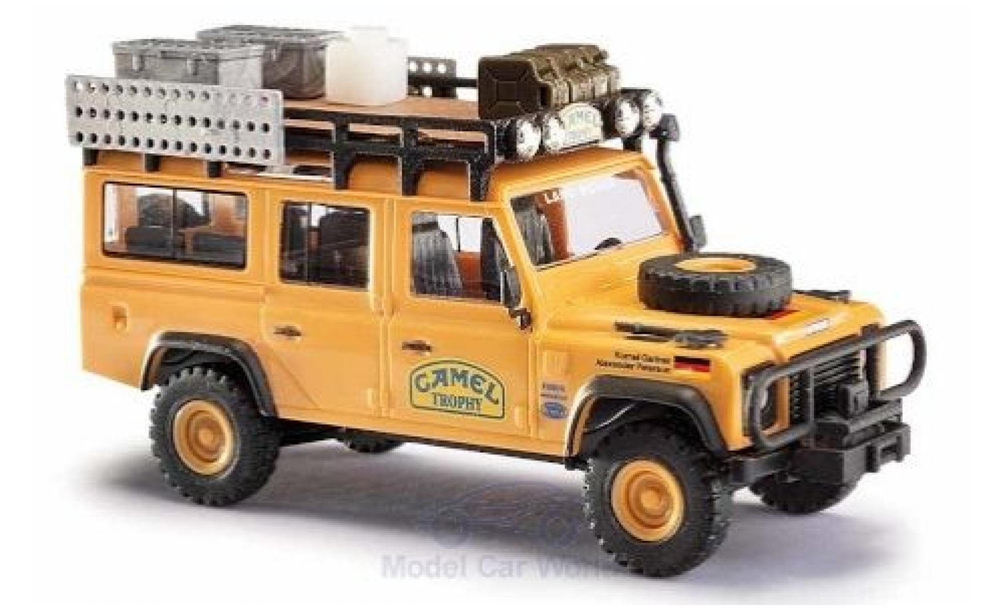 Land Rover Defender 1/87 Busch Camel Trophy 1989 Camel Trophy Deutschland modellino in miniatura