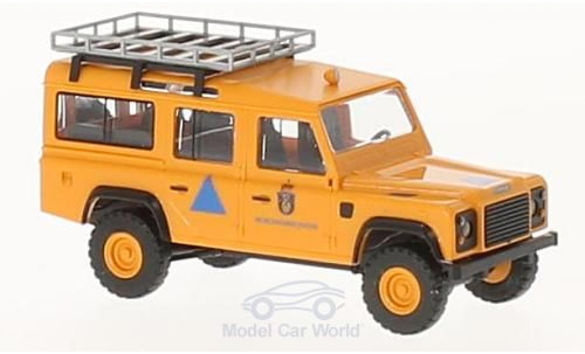 Land Rover Defender 1/87 Busch Katastrophenschutz DK Kommandowagen modellino in miniatura