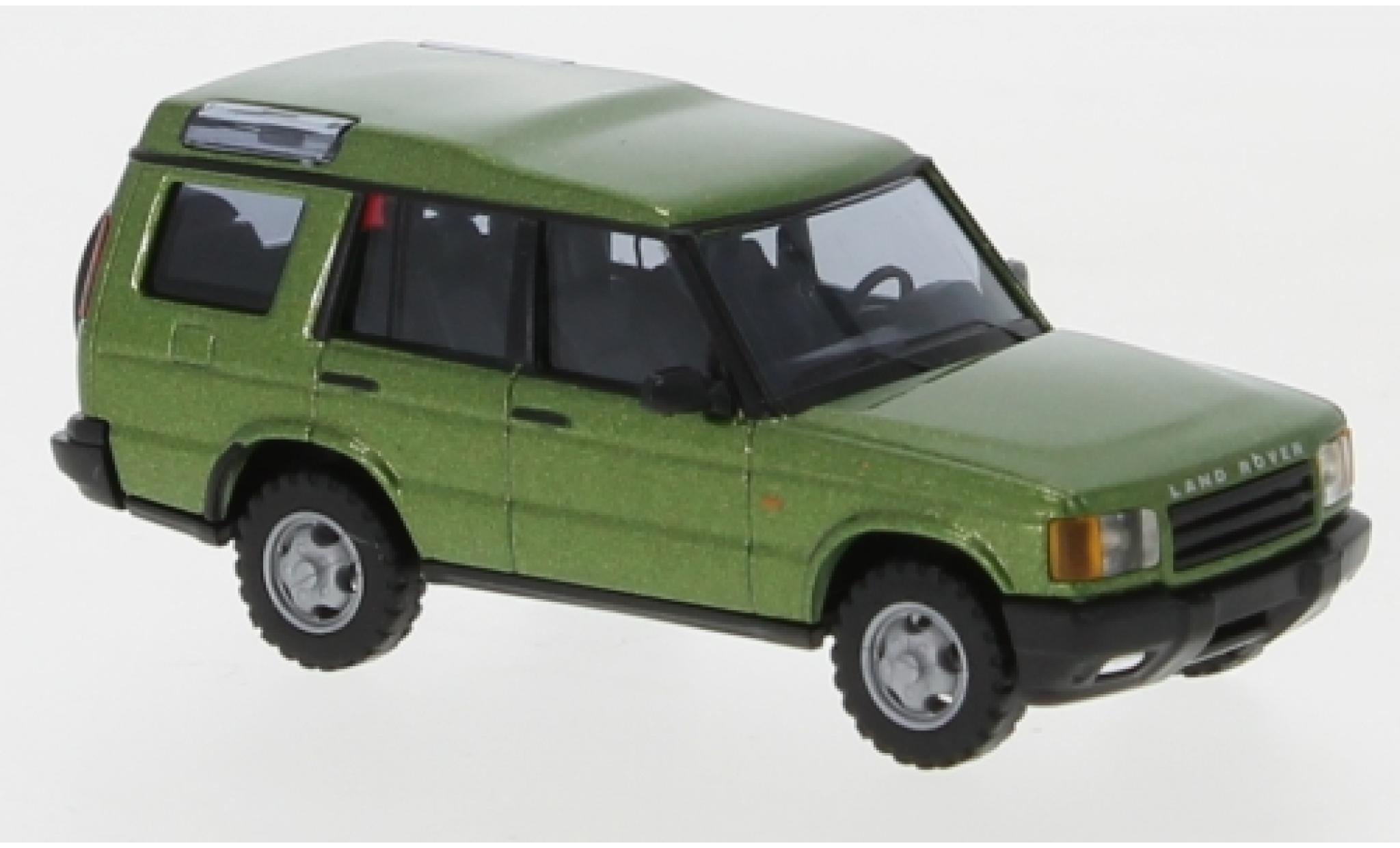 Land Rover Discovery 1/87 Busch metallico verde modellino in miniatura
