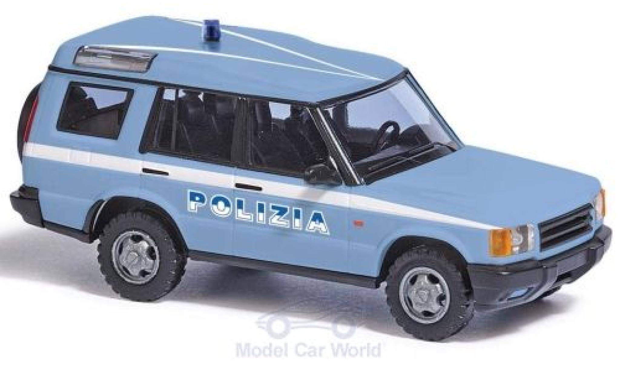Land Rover Discovery 1/87 Busch Polizia 1998 modellino in miniatura