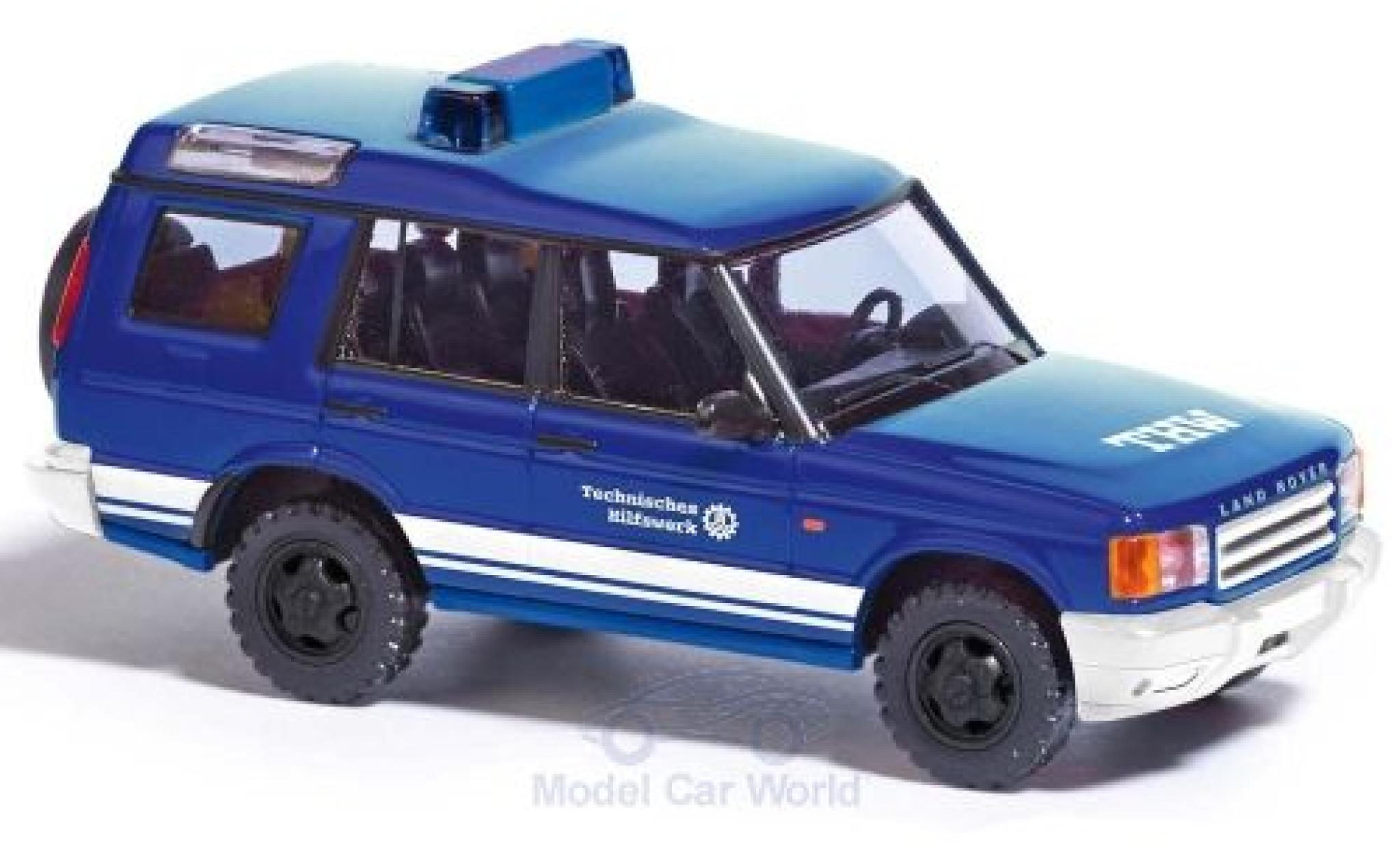 Land Rover Discovery 1/87 Busch THW 1998 modellino in miniatura