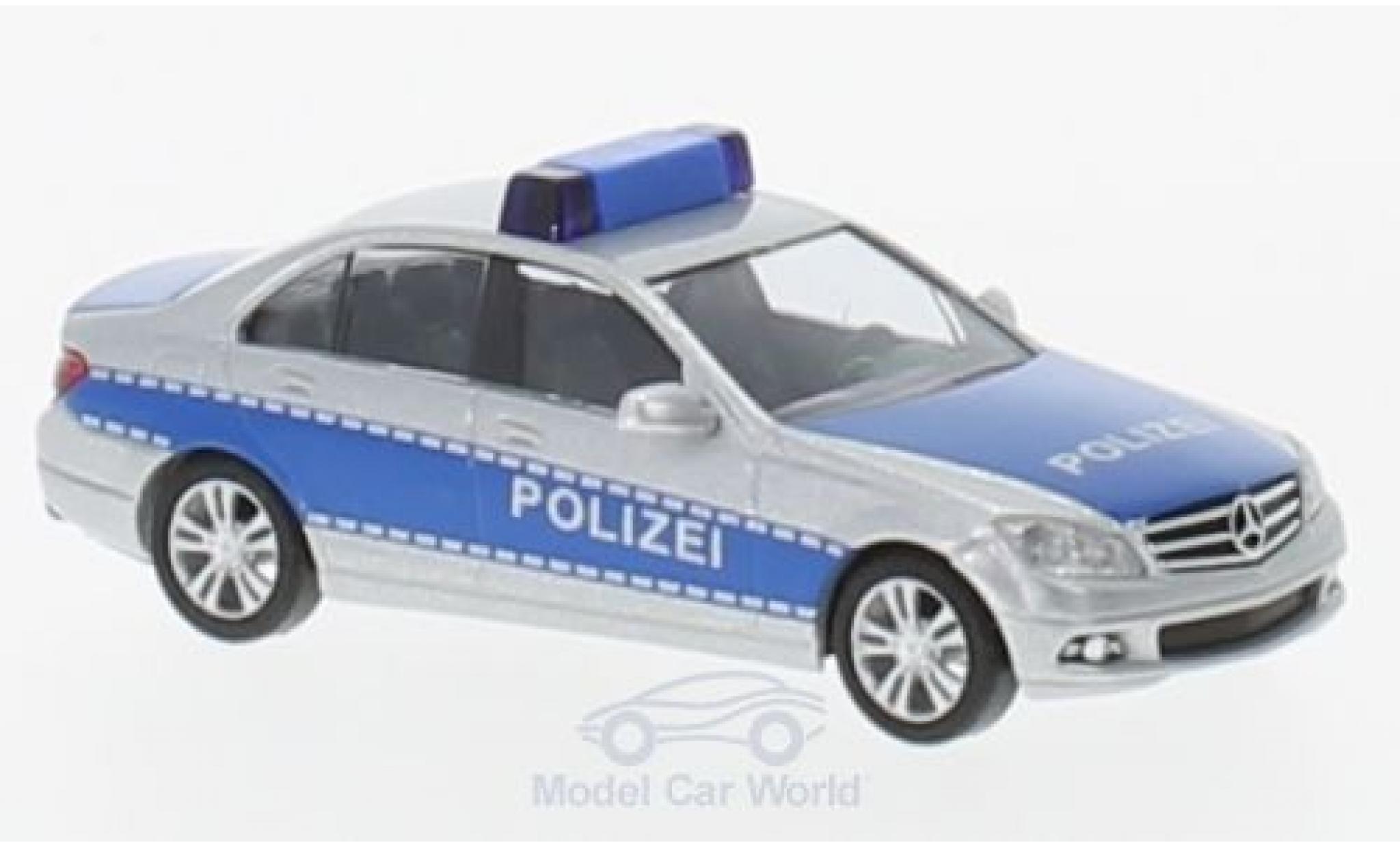 Mercedes Classe C 1/87 Busch Polizei 2007 modellino in miniatura