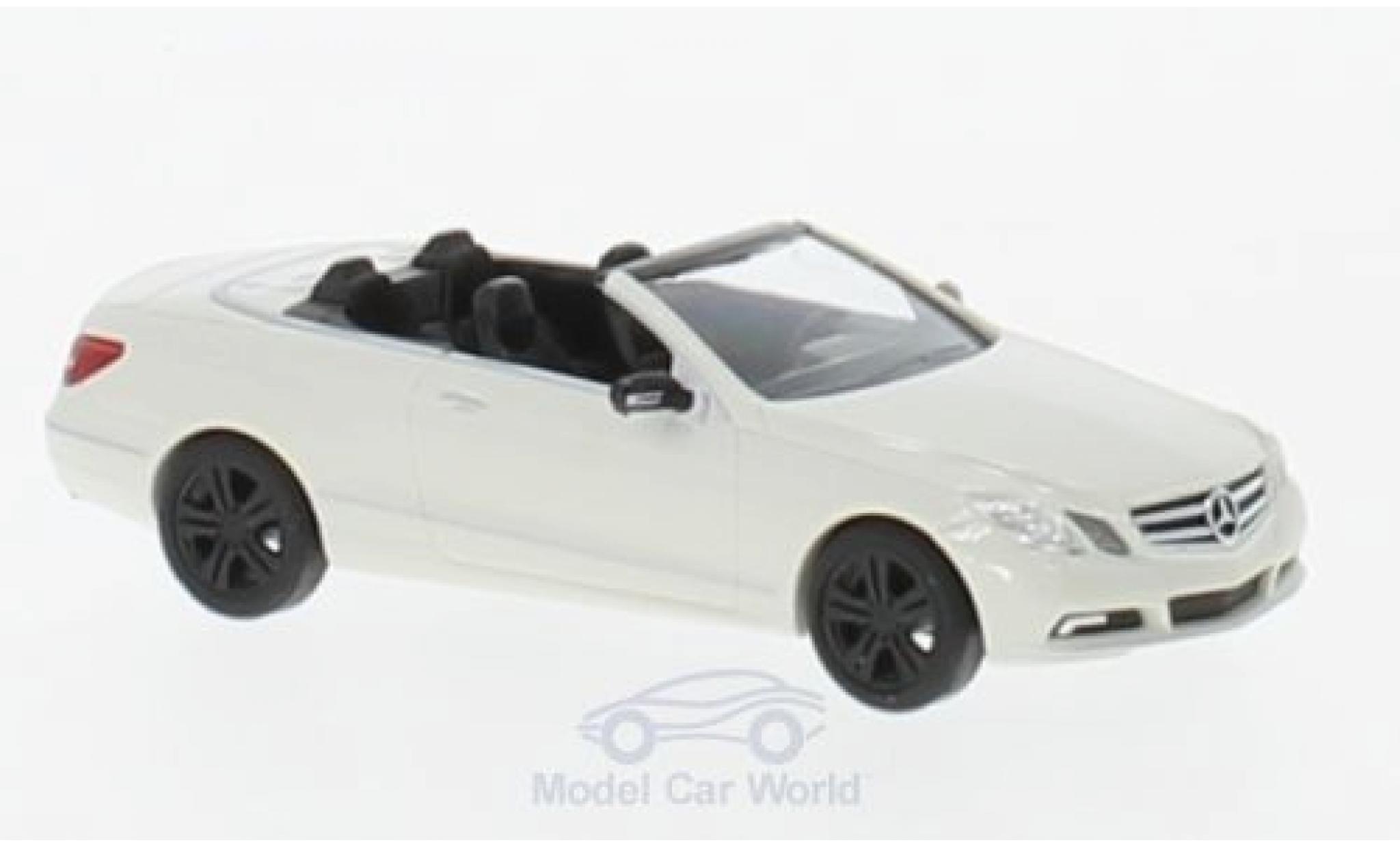 Mercedes Classe E 1/87 Busch Cabriolet Sport (A 207) bianco 2010 modellino in miniatura