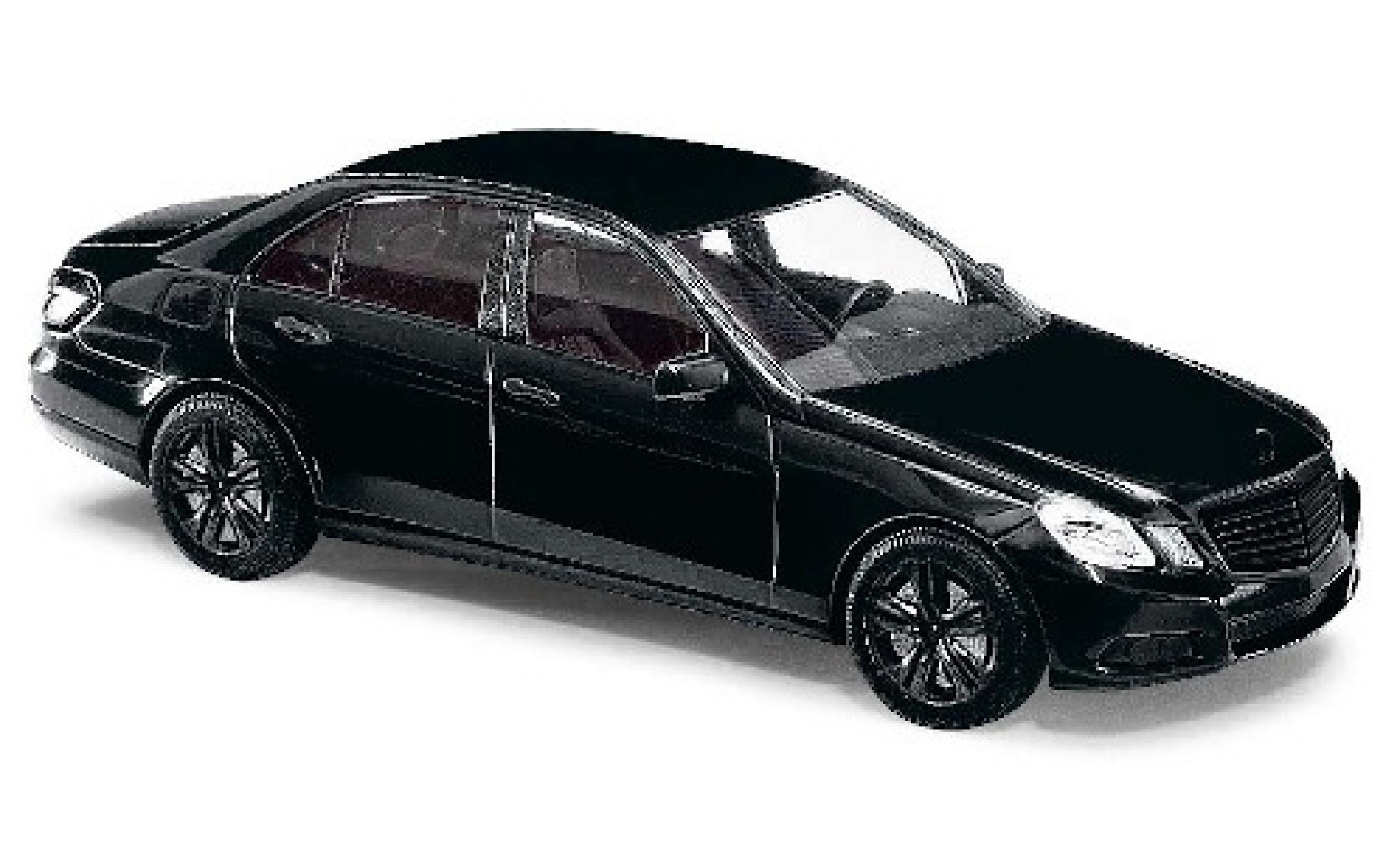 Mercedes Classe E 1/87 Busch (W212) metallico nero Black Edition modellino in miniatura