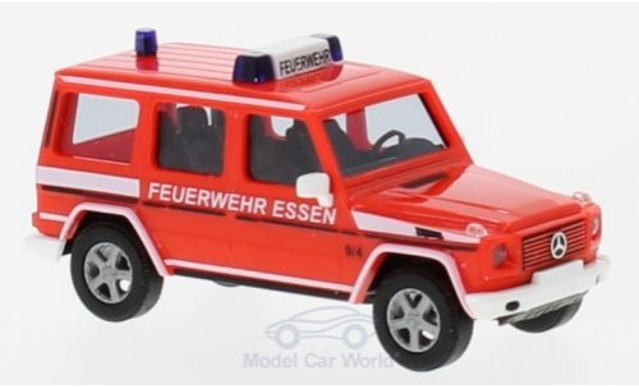 Mercedes Classe G 1/87 Busch Feuerwehr Essen 1990 modellino in miniatura