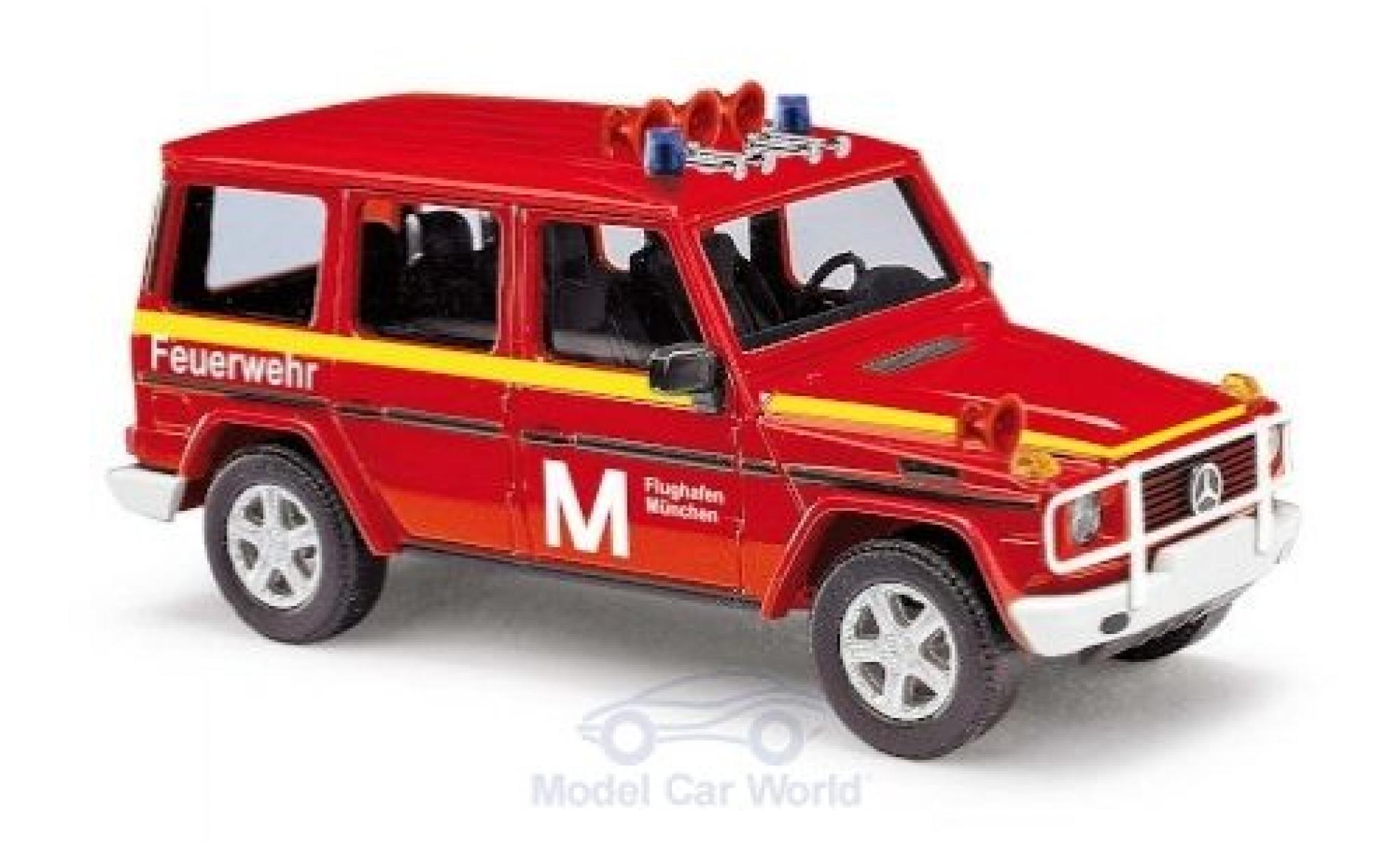 Mercedes Classe G 1/87 Busch Feuerwehr Flughafen München 1990 modellino in miniatura