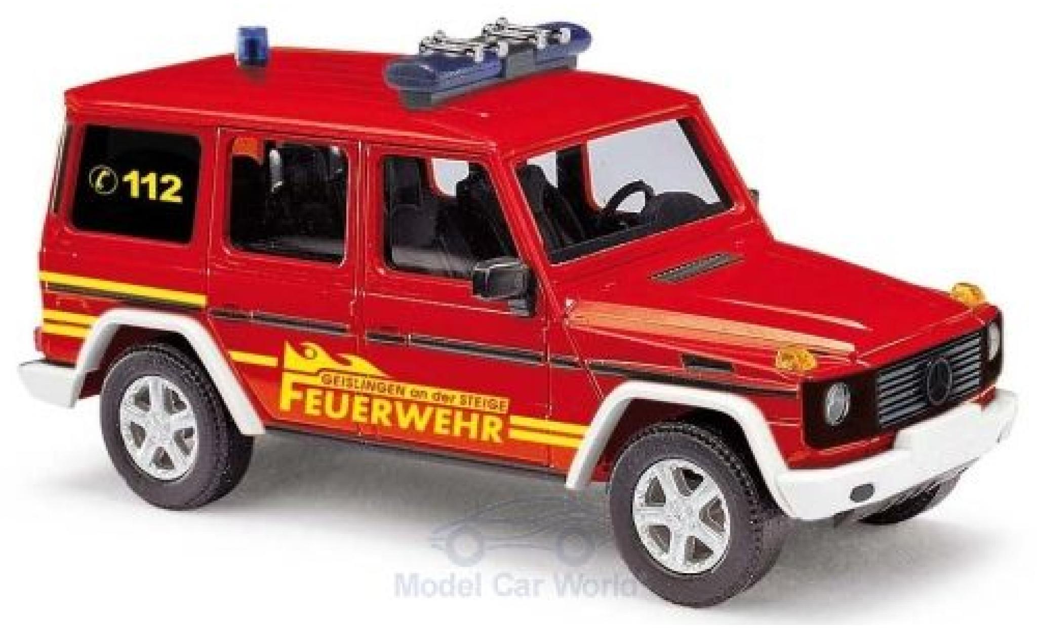 Mercedes Classe G 1/87 Busch Feuerwehr Geislingen 1990 modellino in miniatura