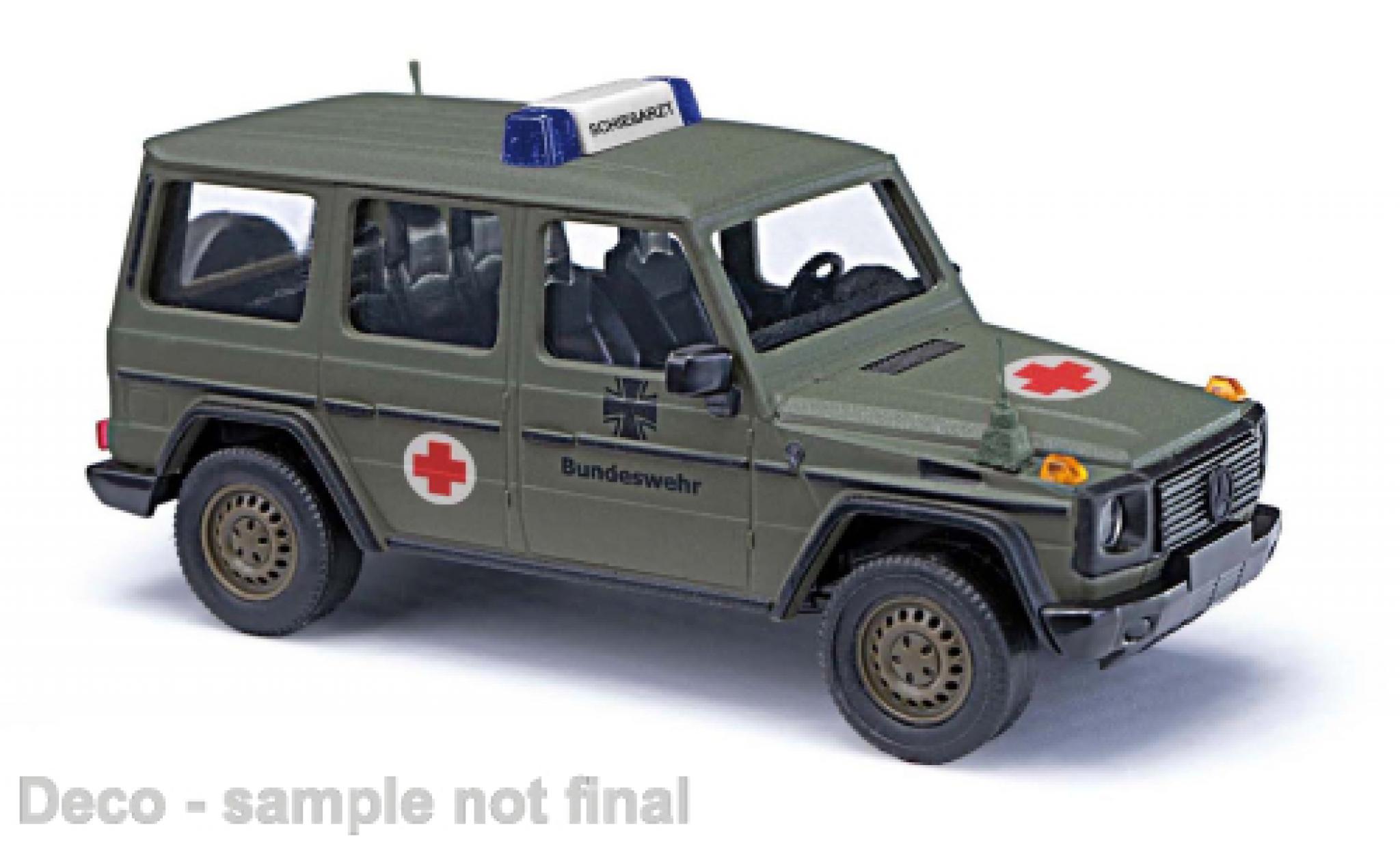 Mercedes Classe G 1/87 Busch (W463) Bundeswehr - Rotes Kreuz 1990 1:87 modellino in miniatura