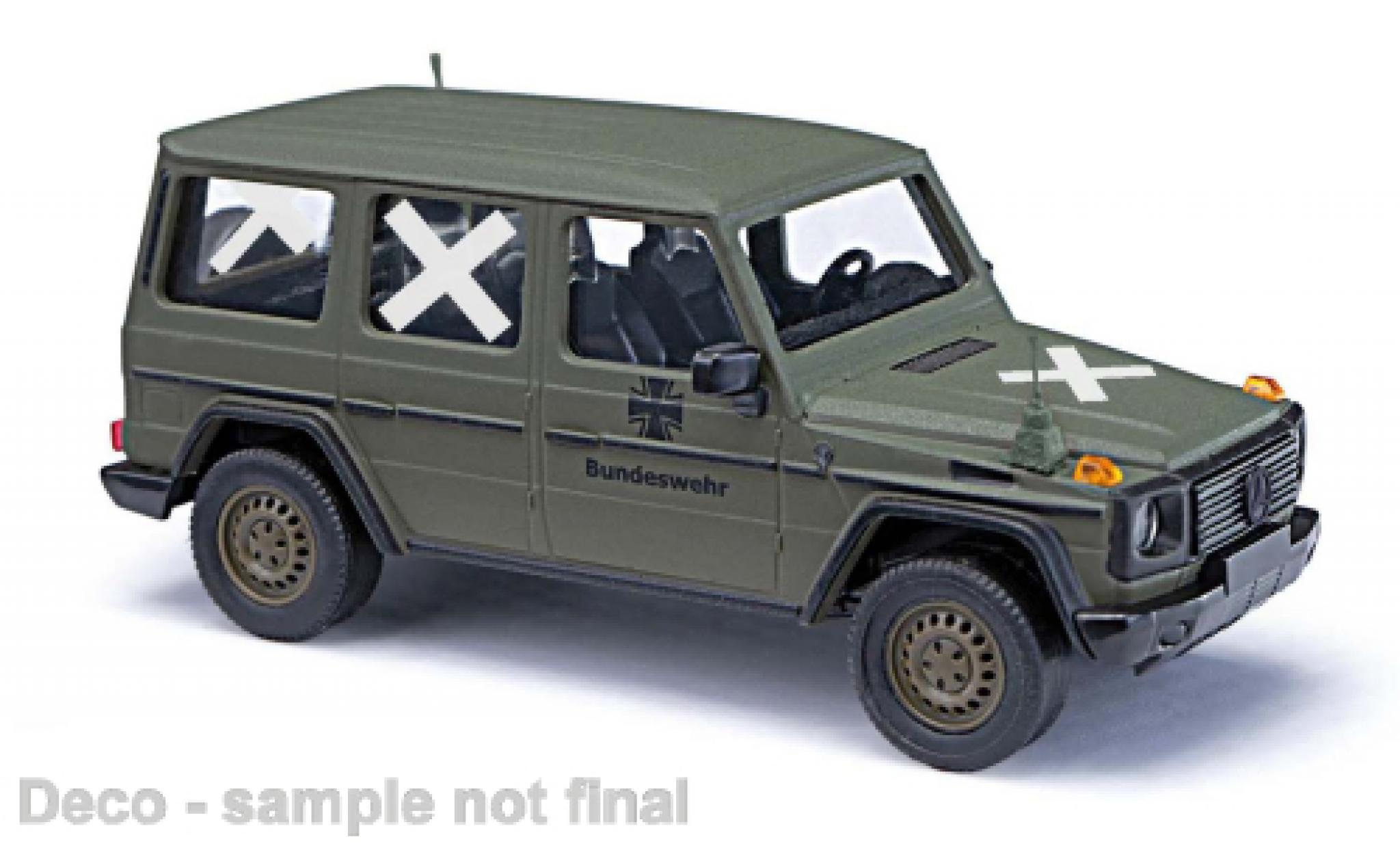 Mercedes Classe G 1/87 Busch (W463) Bundeswehr - Schiedsrichter KFZ 1990 1:87 modellino in miniatura