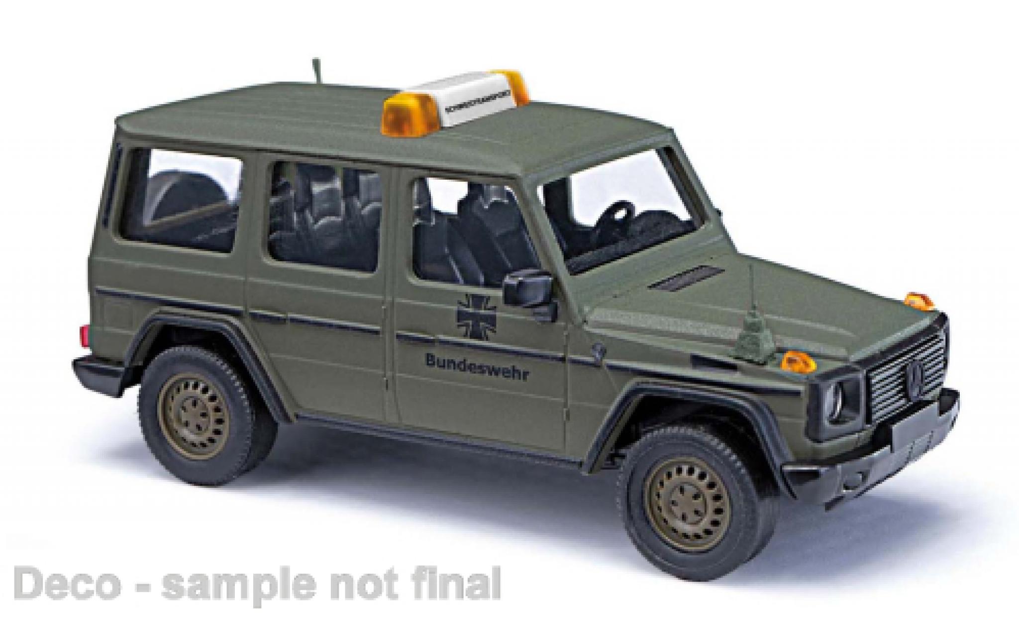 Mercedes Classe G 1/87 Busch (W463) Bundeswehr - Schwertransport 1990 1:87 modellino in miniatura