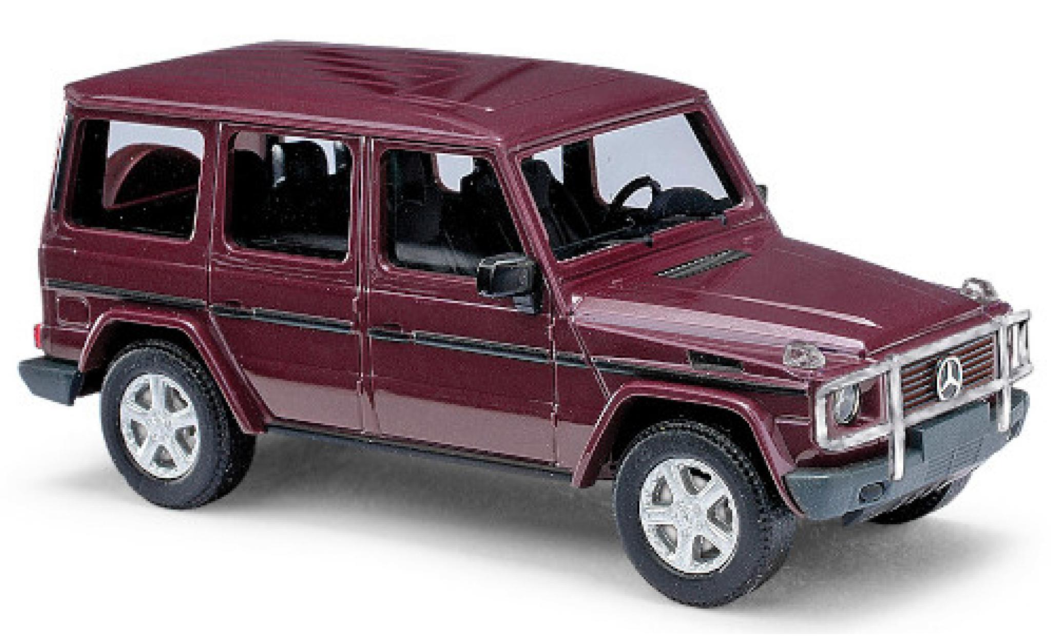 Mercedes Classe G 1/87 Busch (W463) rosso 1990 avec Frontramme modellino in miniatura