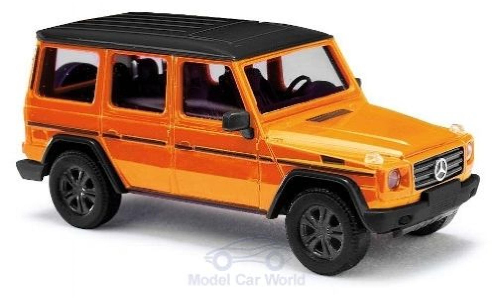 Mercedes Classe G 1/87 Busch (W463) orange/nero 2008 Tuning modellino in miniatura
