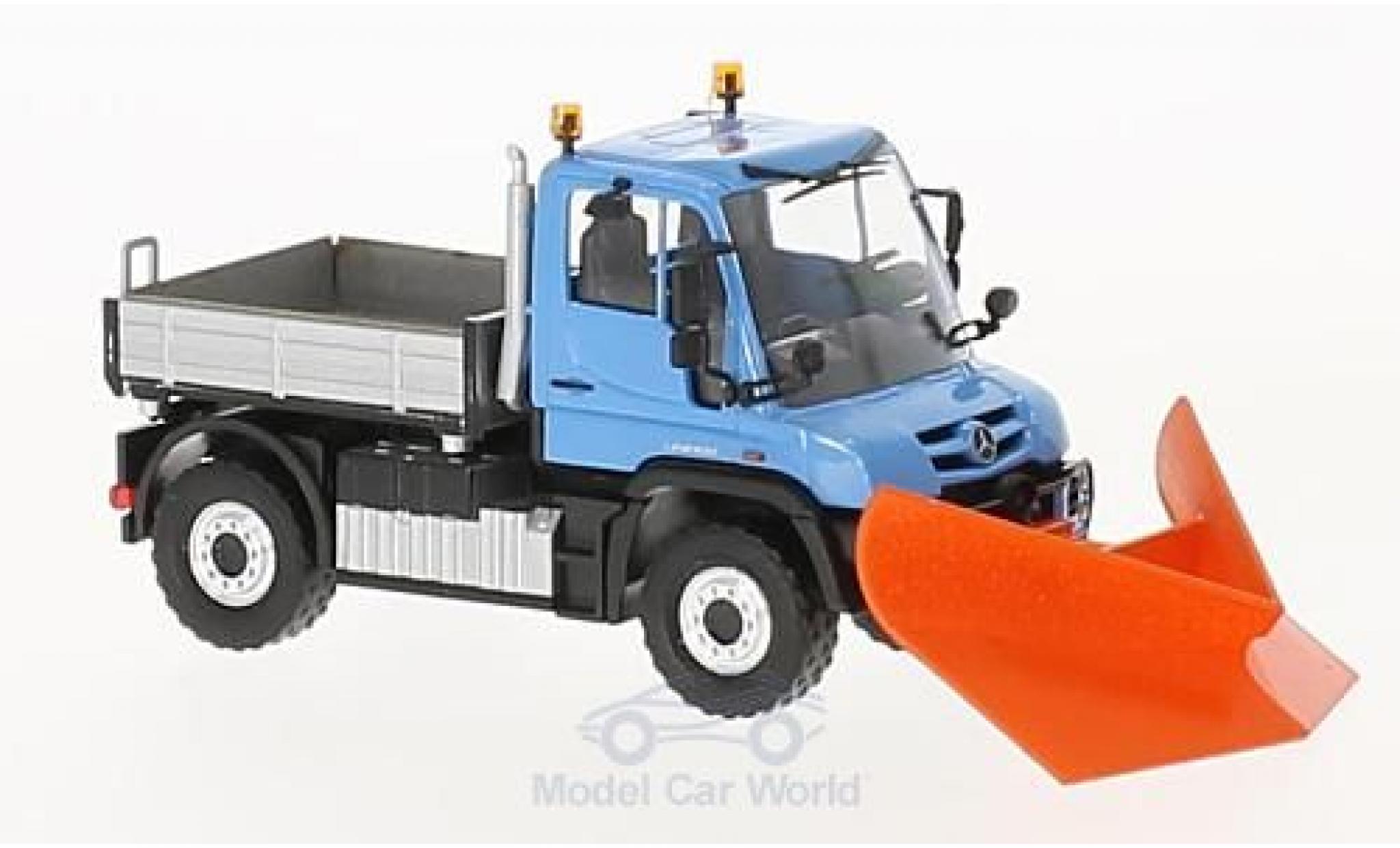 Mercedes Unimog 1/87 Busch U 430 2013 mit Spitzplug modellino in miniatura
