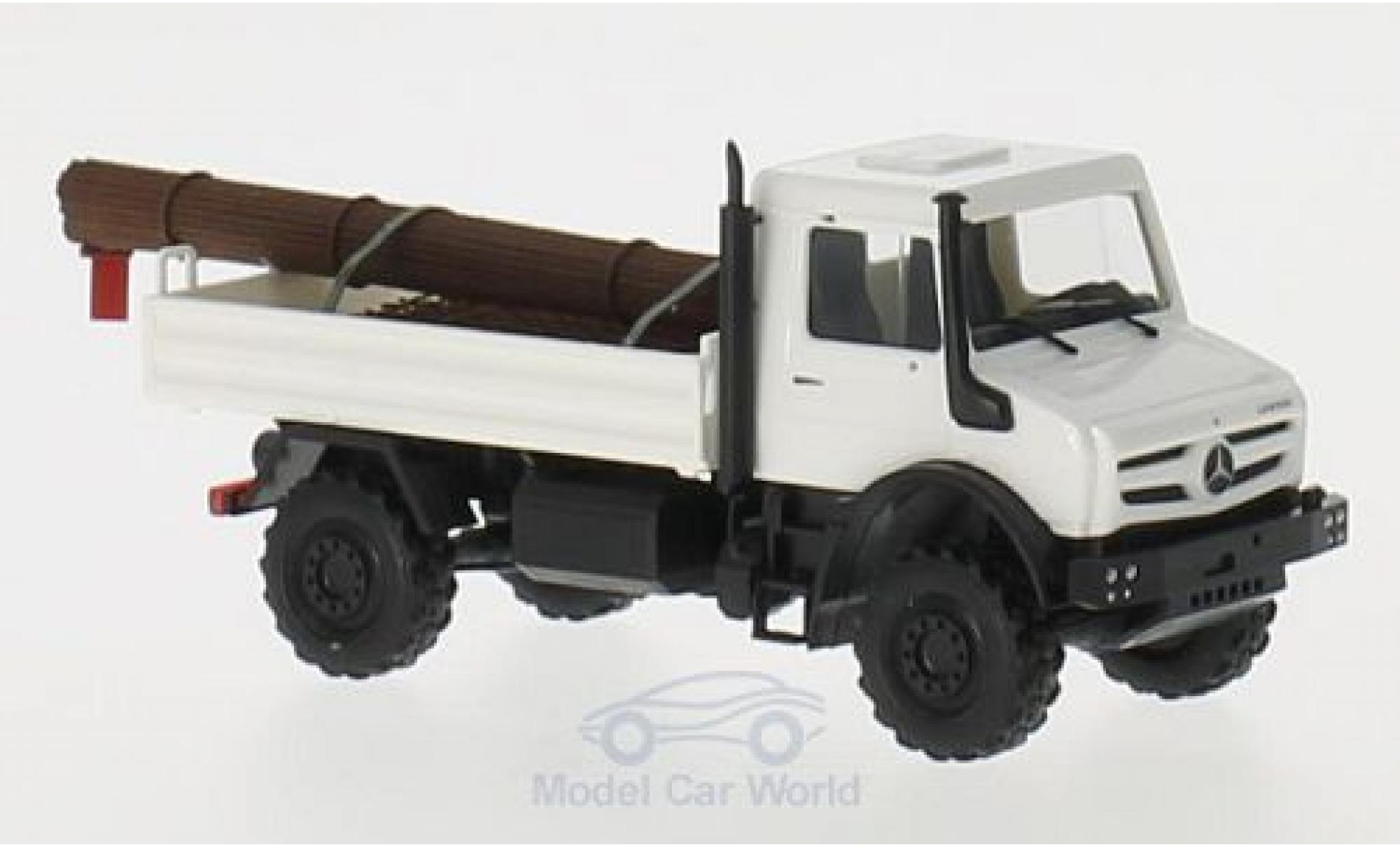 Mercedes Unimog 1/87 Busch U 5023 mit Stahlladung modellino in miniatura