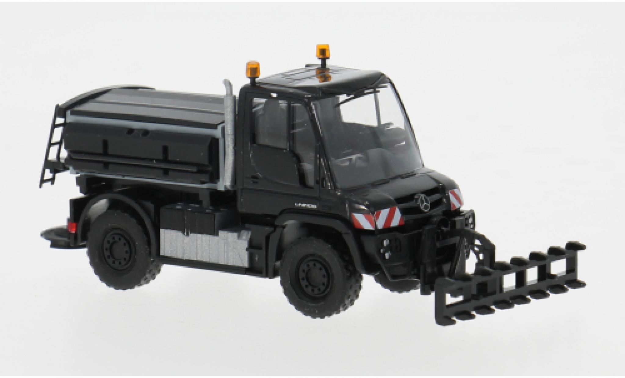Mercedes Unimog 1/87 Busch U430 schwarz 2013 1:87 modellino in miniatura