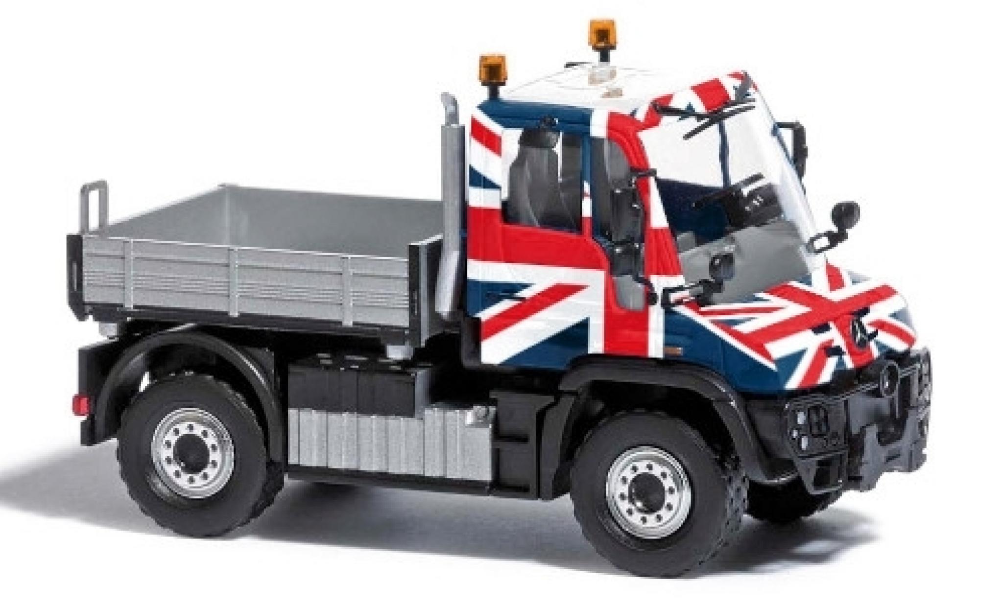 Mercedes Unimog 1/87 Busch U430 Union Jack 2013 modellino in miniatura