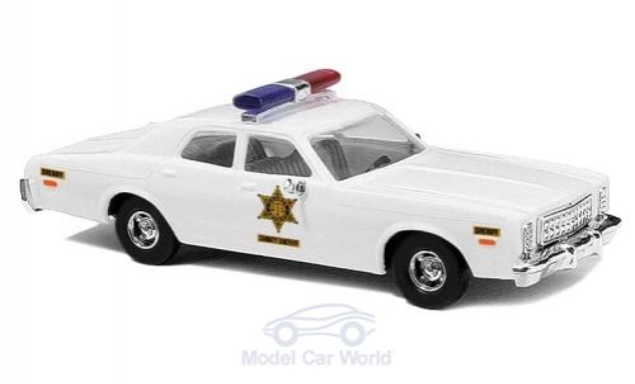 Plymouth Fury 1/87 Busch Sheriff 1976 modellino in miniatura
