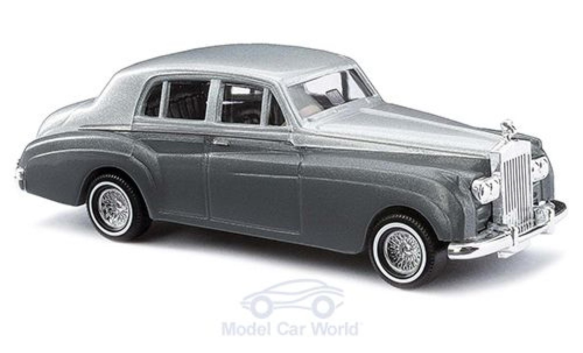Rolls Royce Silver Cloud 1/87 Busch grigio/metallico grigio 1959 modellino in miniatura