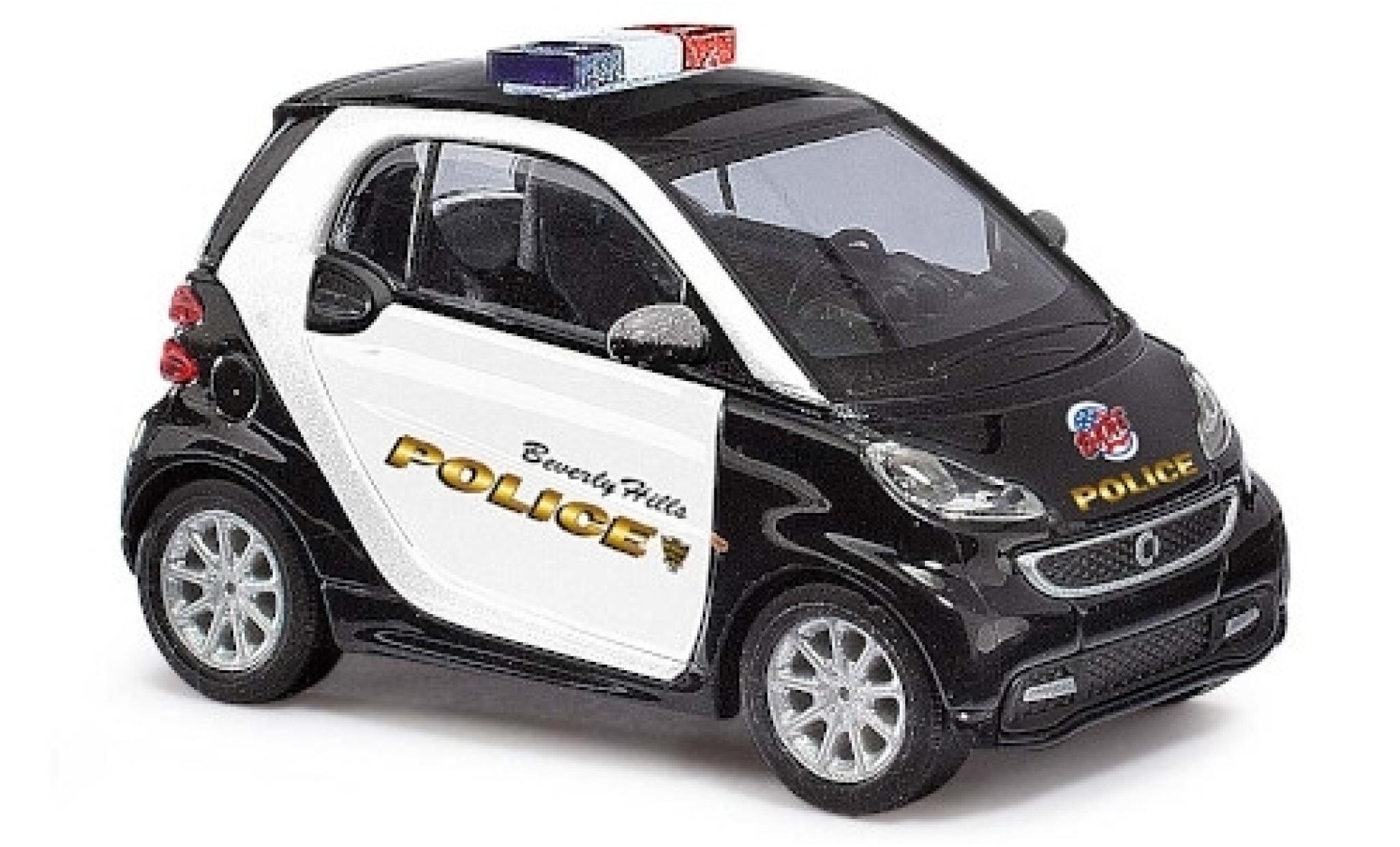 Smart ForTwo 1/87 Busch Fortwo Beverly Hills Police 2012 modellino in miniatura