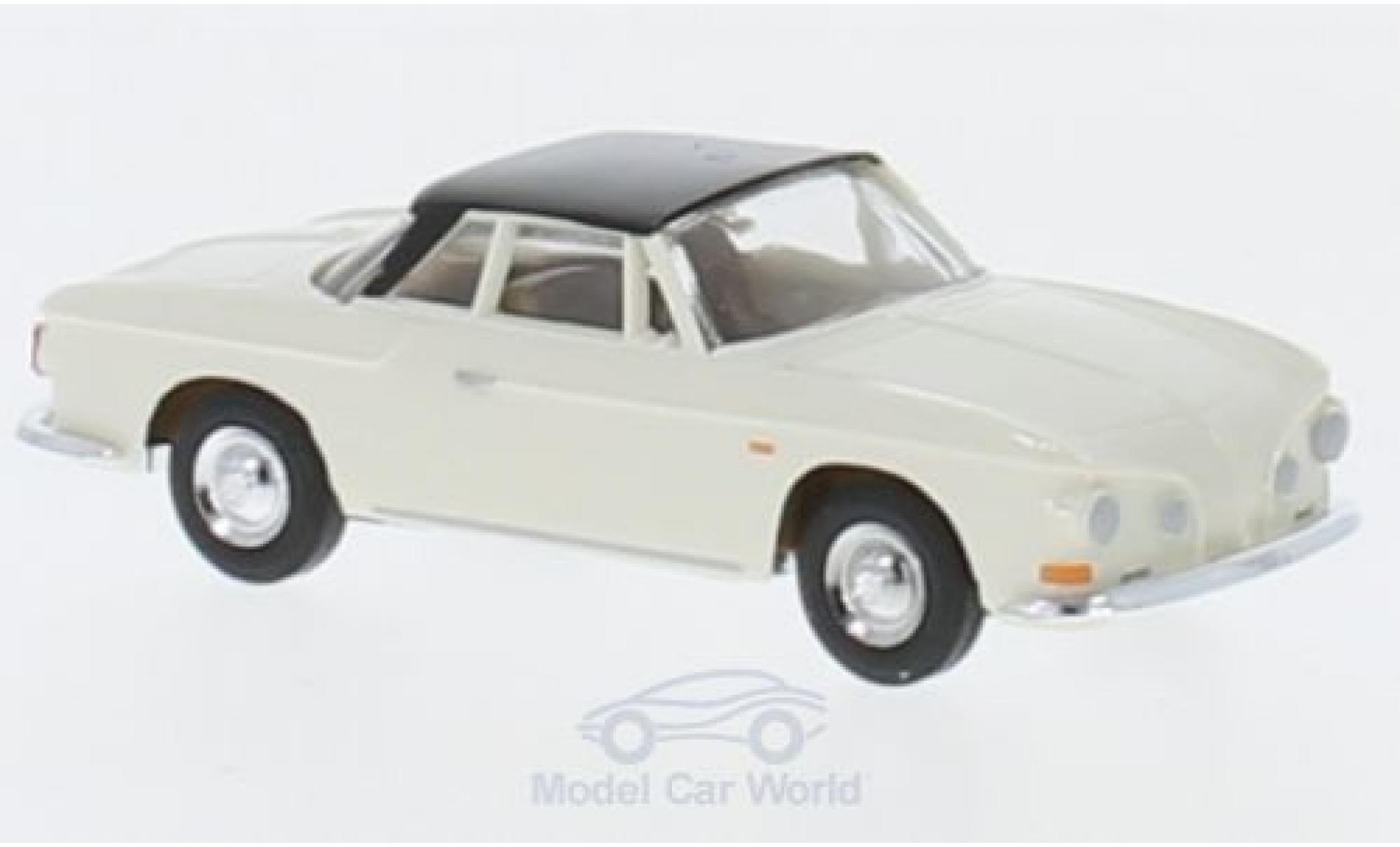 Volkswagen Karmann 1/87 Busch Ghia 1600 bianco/nero 1961 modellino in miniatura
