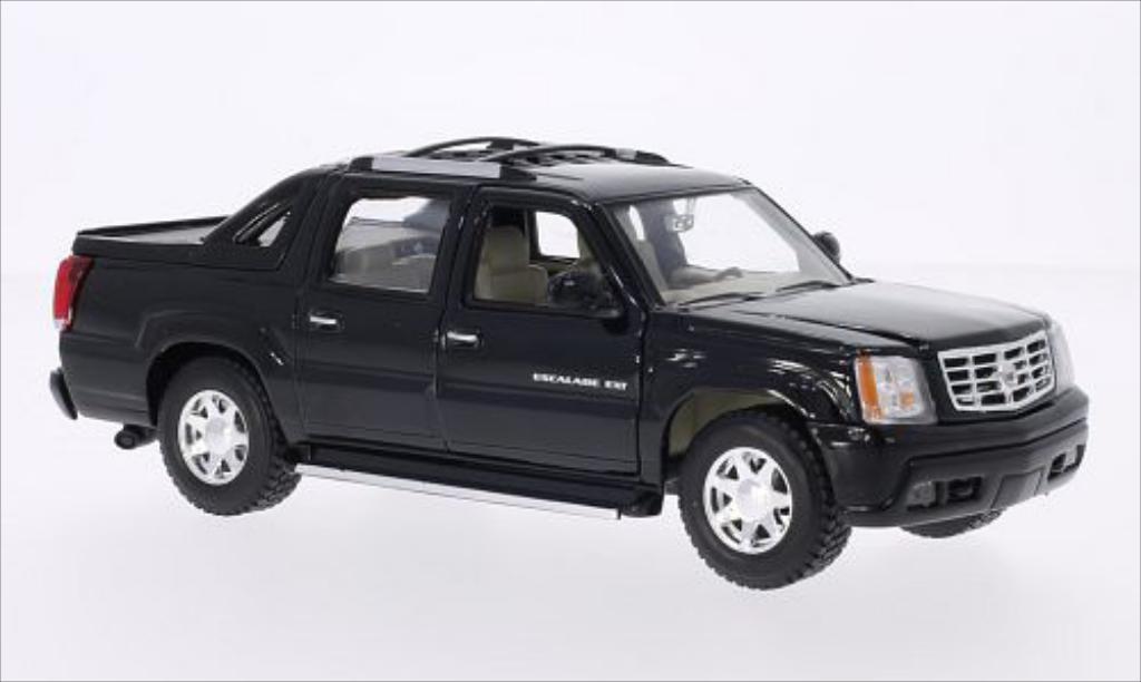 Cadillac Escalade 1/24 Welly EXT nero 2002 modellino in miniatura