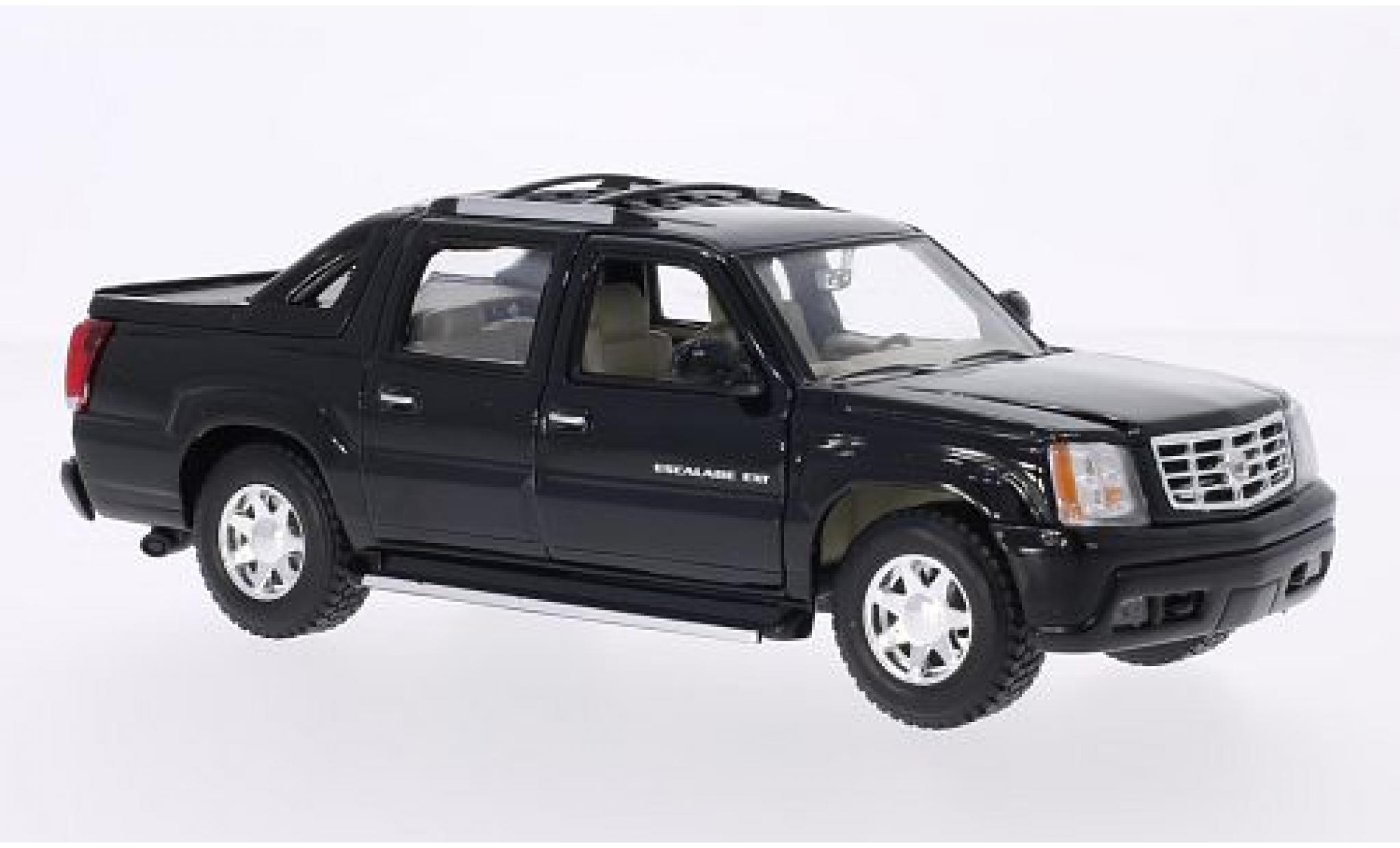 Cadillac Escalade 1/24 Welly EXT schwarz 1:24 modellino in miniatura