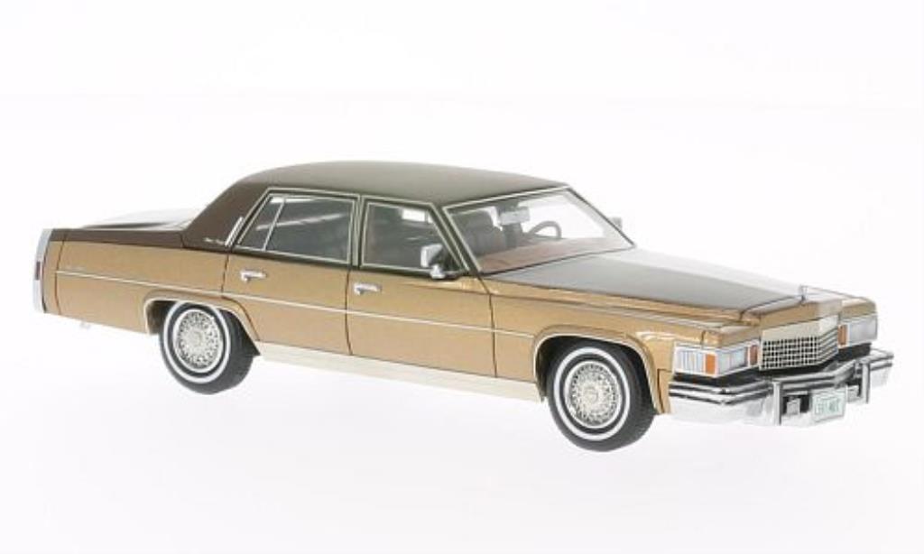 Cadillac Fleetwood Brougham 1/43 Matrix Brougham marroneee 1978 modellino in miniatura