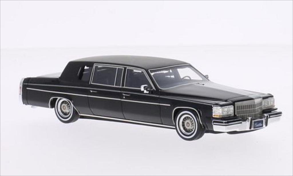 Cadillac Fleetwood 1/43 GLM Formal Limousine nero/matt-nero 1984 modellino in miniatura