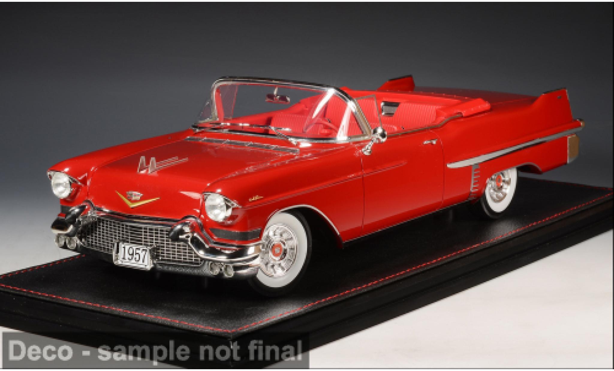Cadillac Series 62 1/18 Stamp Models Cabriolet rot 1957 1:18 modellino in miniatura