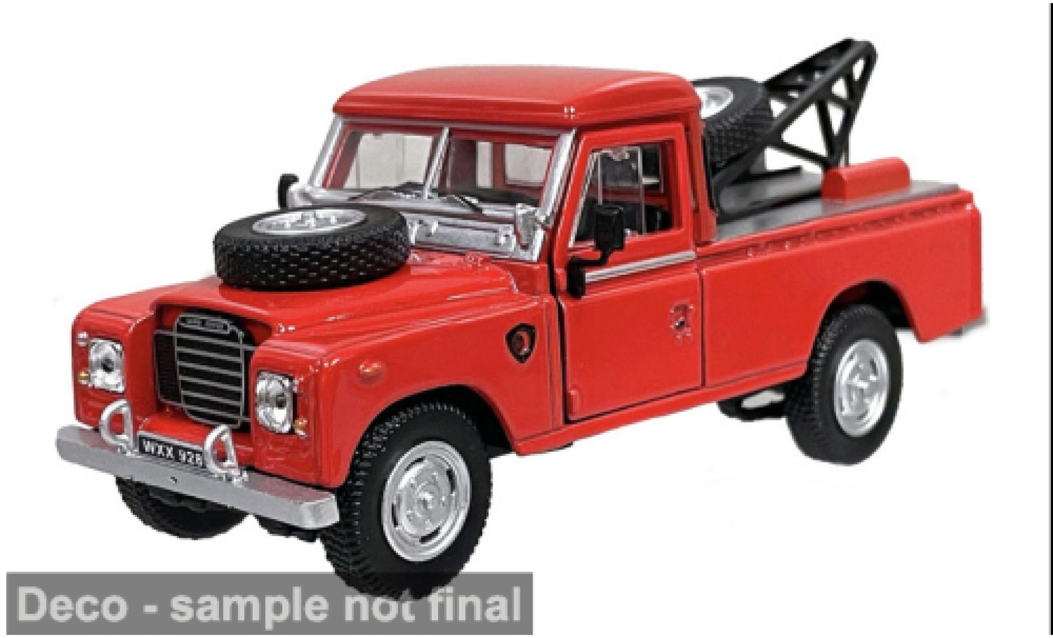 Land Rover Series 1 Cararama 109 rot 1:43 modellino in miniatura