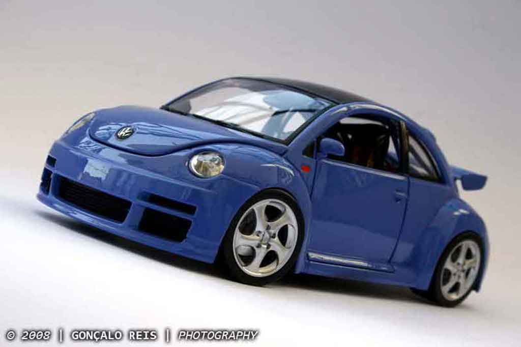 Volkswagen New Beetle RSI 1/18 Burago RSI cup street edition modellino in miniatura