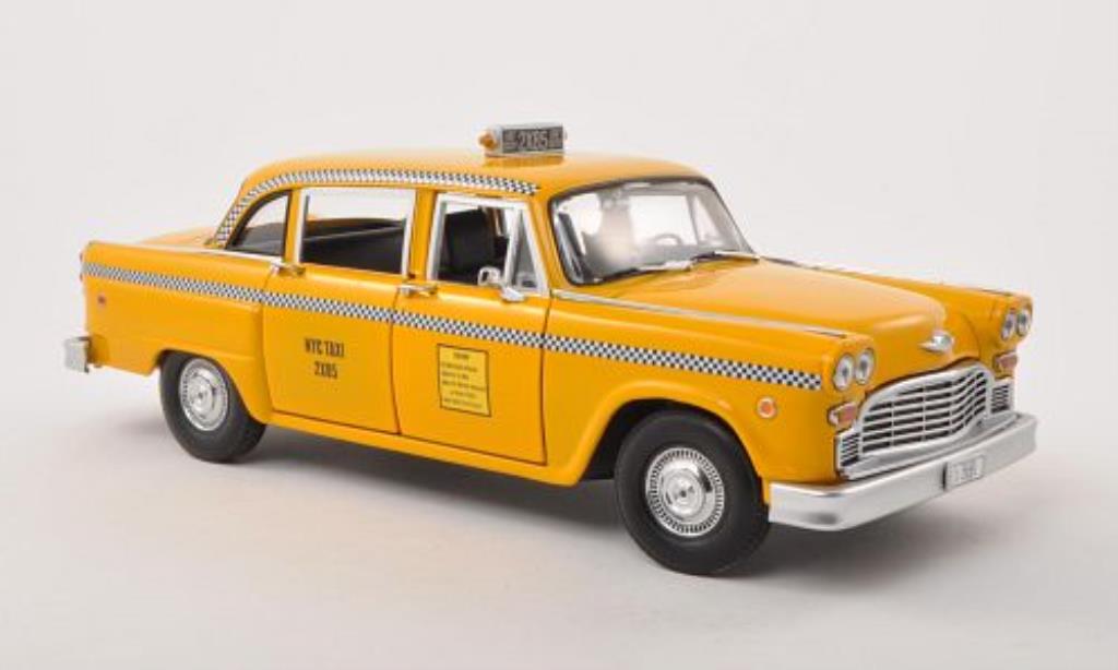 Checker Taxi 1/18 Greenlight Cab NYC Friends 1977 modellino in miniatura