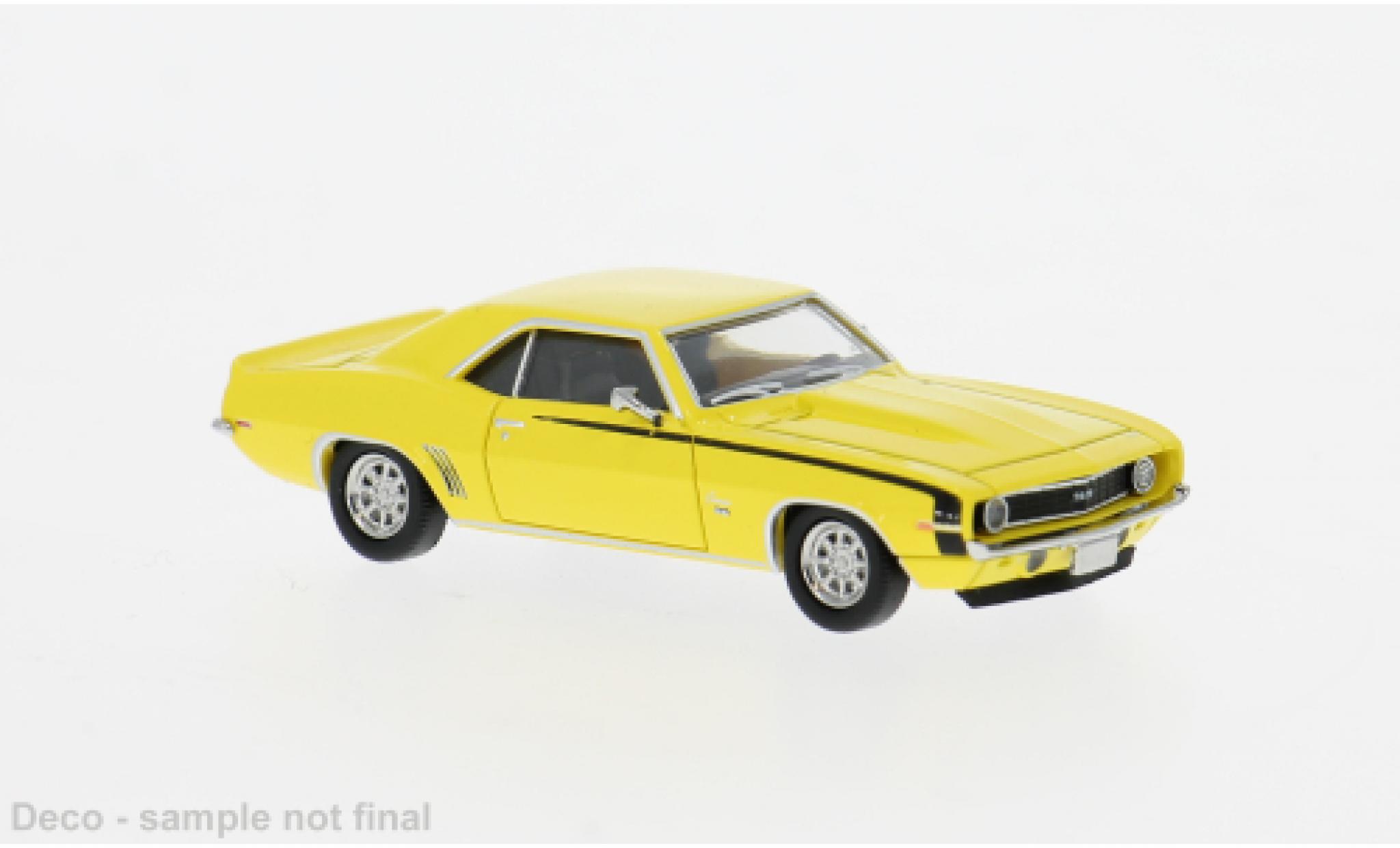 Chevrolet Camaro 1/87 Brekina gelb 1969 1:87 modellini auto