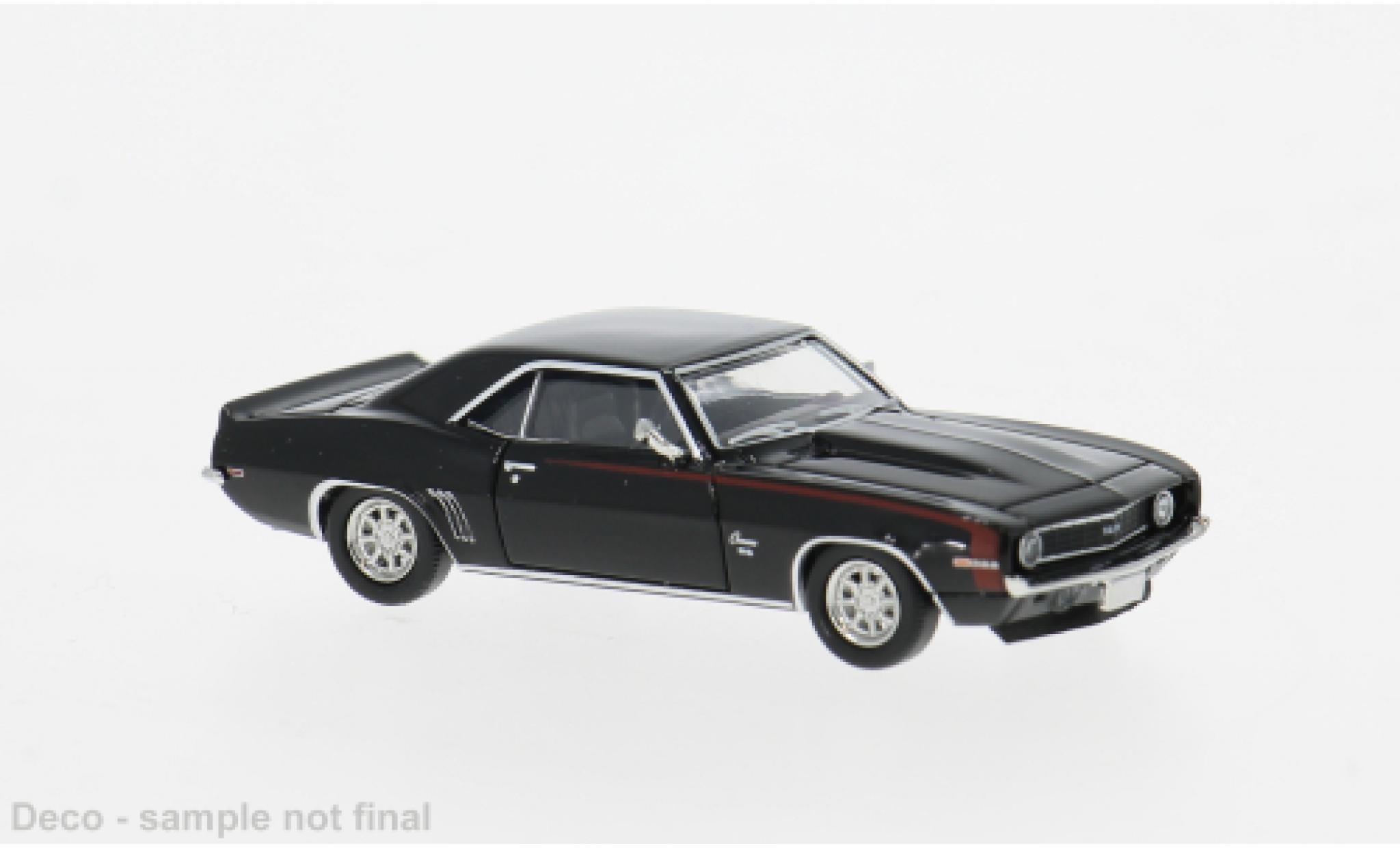 Chevrolet Camaro 1/87 Brekina schwarz 1969 1:87 modellino in miniatura