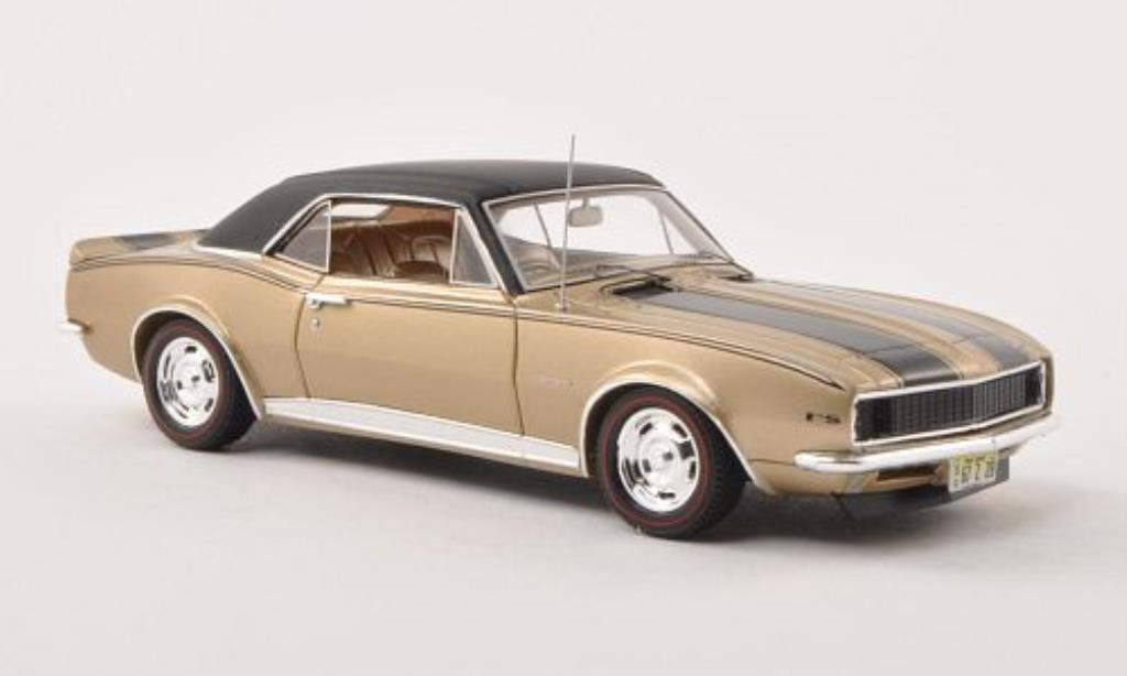 Chevrolet Camaro Z28 1/43 Spark Z28 gold/nero/matt-nero 1967 modellino in miniatura