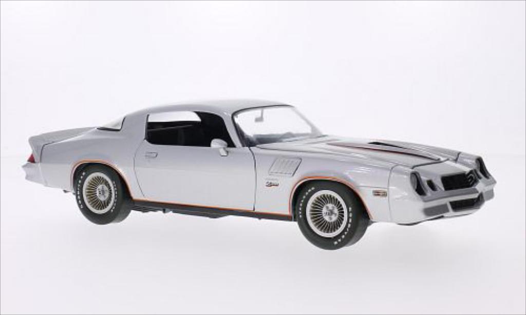 Chevrolet Camaro Z28 1/18 Greenlight Z28 grigio/orange 1978 modellino in miniatura