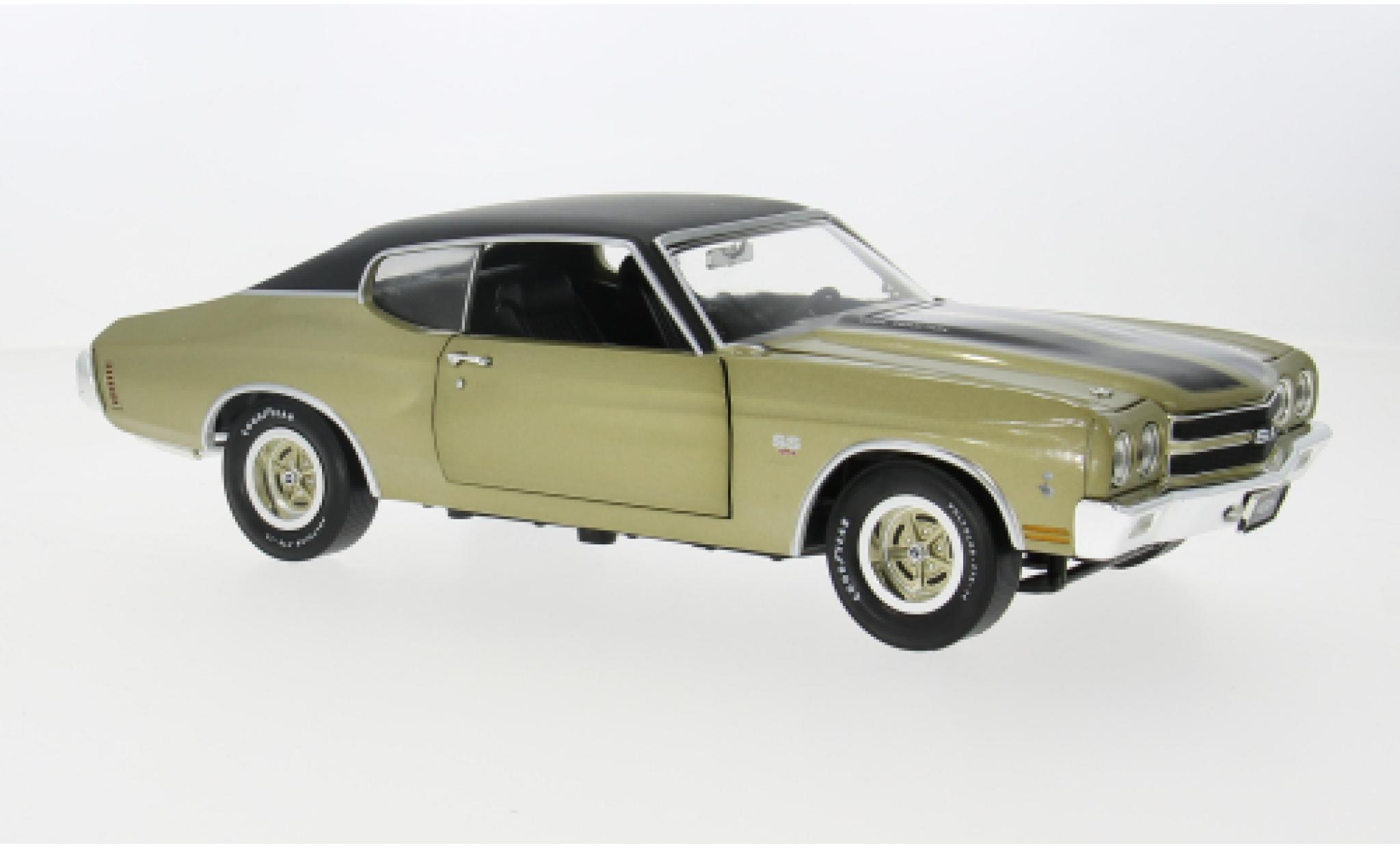 Chevrolet Chevelle 1/18 Auto World SS gold 1:18 modellino in miniatura