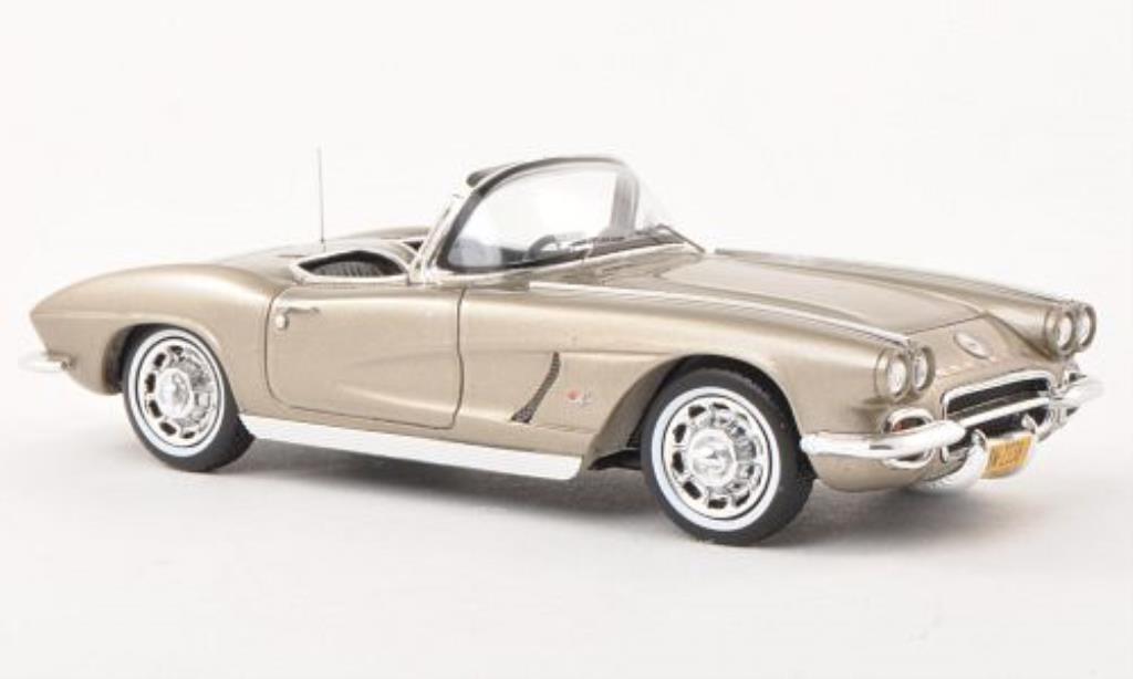 Chevrolet Corvette C1 1/43 Spark C1 C1 Convertibile beige 1962 modellino in miniatura