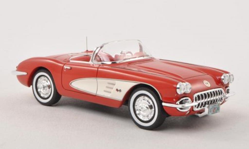 Chevrolet Corvette C1 1/43 Neo C1 (C1) rosso/bianco 1959 modellino in miniatura