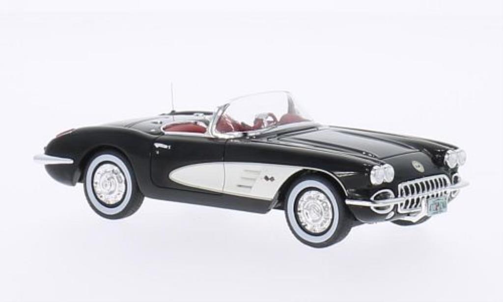 Chevrolet Corvette C1 1/43 Neo C1 C1 nero/bianco 1959 modellino in miniatura