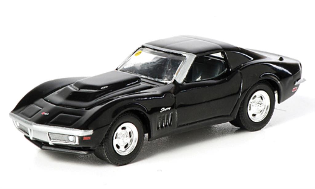 Chevrolet Corvette C2 1/64 Greenlight C2 (C2) L88 nero 1969 modellino in miniatura