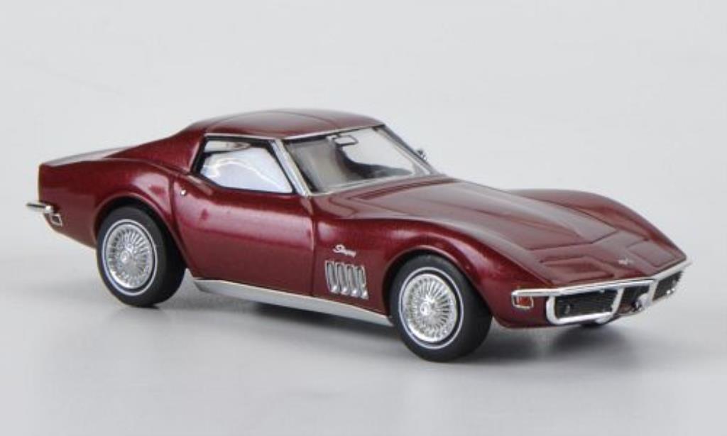 Chevrolet Corvette C3 1/87 Brekina C3 rosso modellino in miniatura