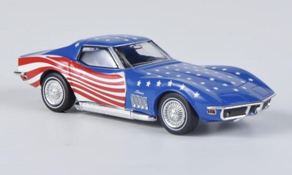Chevrolet Corvette C3 1/87 Brekina C3 Stars & Stripes mit Sidepipes modellino in miniatura