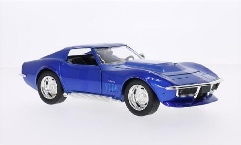Chevrolet Corvette C3 1/24 Jada Toys C3 Stingray blu 1969 modellino in miniatura