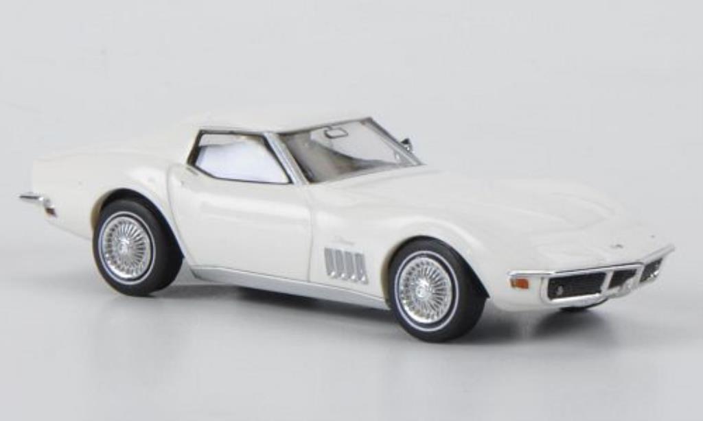 Chevrolet Corvette C3 1/87 Brekina C3 bianco modellino in miniatura