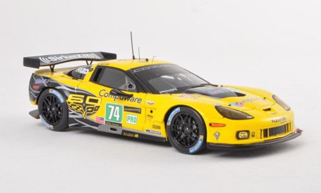 Chevrolet Corvette C6 1/43 Spark C6 C6.R ZR1 No.74 Racing 24h Le Mans 2013 /R.Westbrook modellino in miniatura