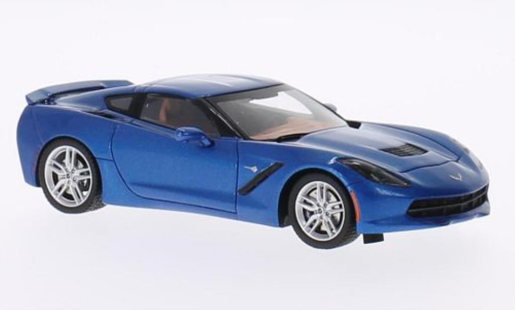 Chevrolet Corvette C7 1/43 Spark C7 C7 blu 2014 modellino in miniatura