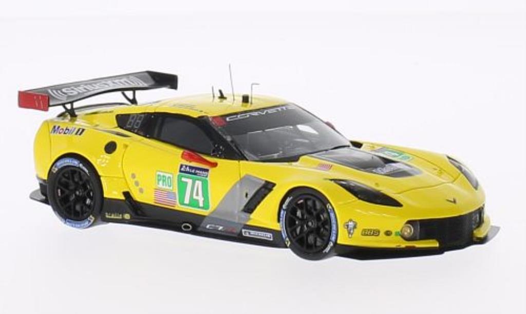 Chevrolet Corvette C7 1/43 Spark C7 C7.R No.74 Racing 24h Le Mans 2014 /R.Westbrook modellino in miniatura