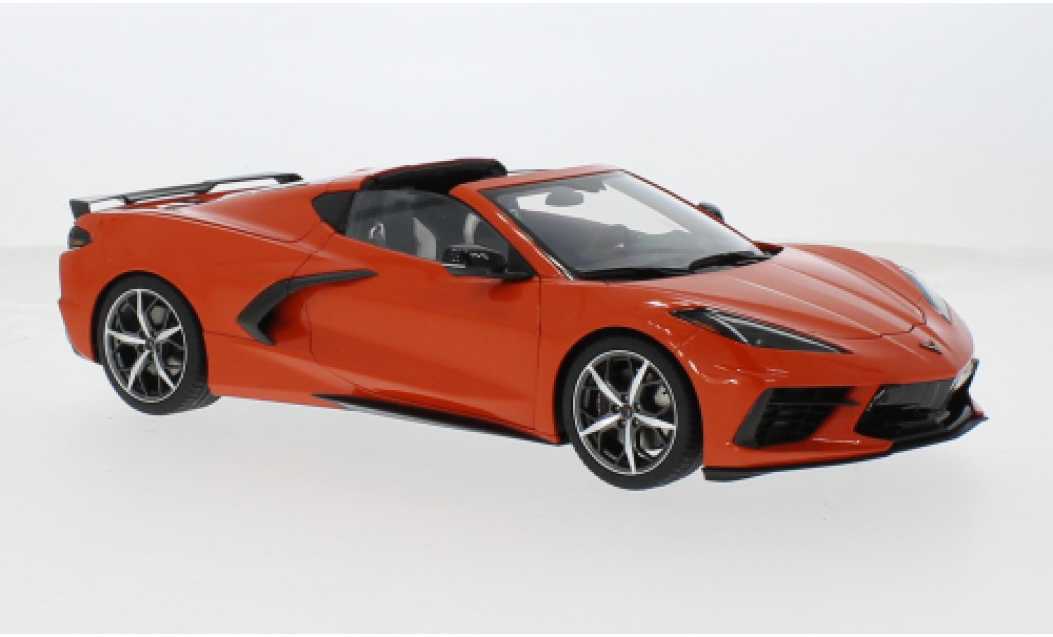 Chevrolet Corvette 1/18 AUTOart (C8) Stingray Z51 orange 1:18 modellino in miniatura