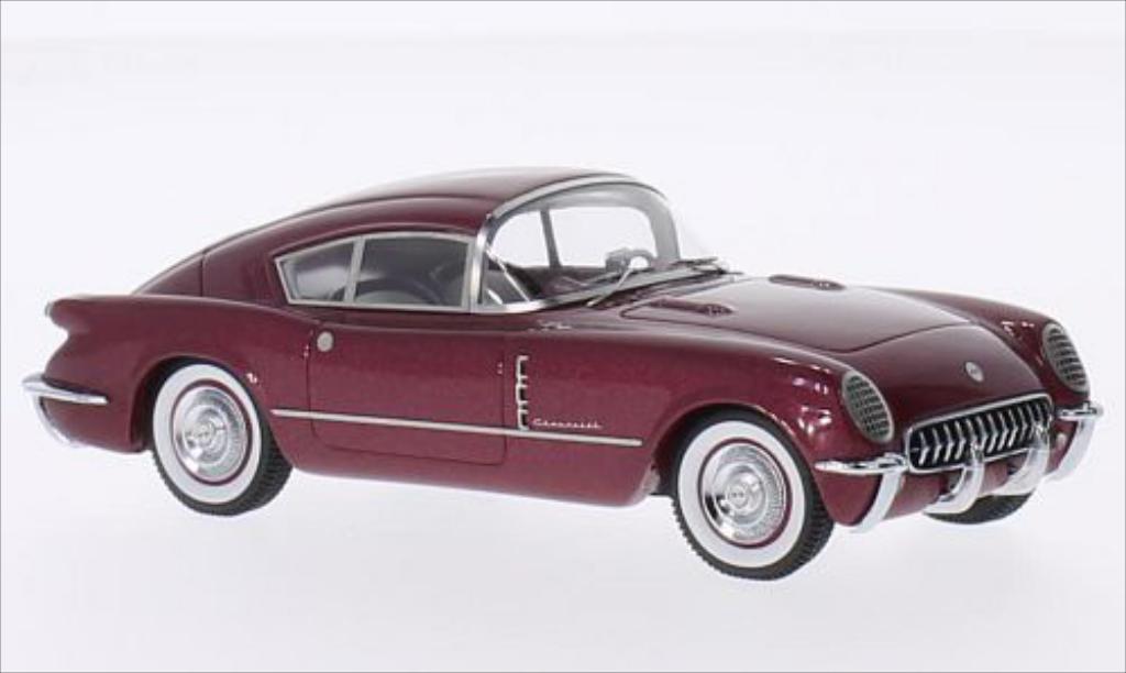 Chevrolet Corvette C1 1/43 Matrix C1 Corvair Concept metallico rosso 1954 modellino in miniatura